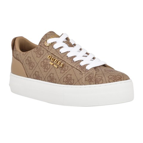 Zapatilla Guess Genza Latte Multi 110 Para Mujer, Talla 9