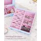 thumbnail image 5 of Organizador de joyas para niñas y mujeres con 3 cajones y ventana de cristal, 5 of 9