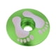 thumbnail image 5 of Bicicleta De Aleación De Aluminio Threadless Stem Headset Top Cap Cover Green Foot, 5 of 5