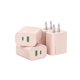 thumbnail image 1 of Cargador USB REKNA 20W USB-C y USB-A paquete de 4 unidades rosa, 1 of 7