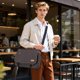 thumbnail image 3 of Bolso mensajero ESTARER 17.3 pulg para laptop impermeable gris, 3 of 3
