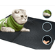 thumbnail image 1 of Tapete Para Gato Arenero 75x55cm Alfombra Caja De Arena Gato Color Negro, 1 of 3