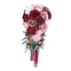 thumbnail image 4 of Elegantes Ramos De Boda Para Novia En Forma De Cascada Decoración Hecha A Mano Rojo, 4 of 5
