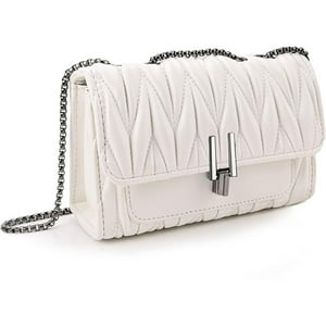 Veat00L - Cartera De Cuero Elegante, Blanco