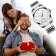 thumbnail image 5 of Relojes de mujer, relojes de pareja, relojes impermeables, relojes de cuarzo para hombre, 5 of 8