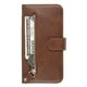 thumbnail image 5 of Funda con Cremallera para Samsung Galaxy S9, Carcasa Cartera de Cuero PU con Soporte y Tarjetero, 5 of 5