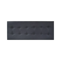 Importclick - Respaldo Elegante 1 Plaza Capitone 105X60 Cm Gris Oscuro Lino