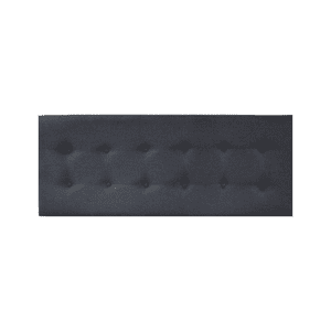 Importclick - Respaldo Elegante 1 Plaza Capitone 105X60 Cm Gris Oscuro Lino