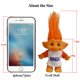 thumbnail image 3 of Muñeca Troll Yintlilocn Vintage Lucky Chromatic 19 cm naranja, 3 of 4