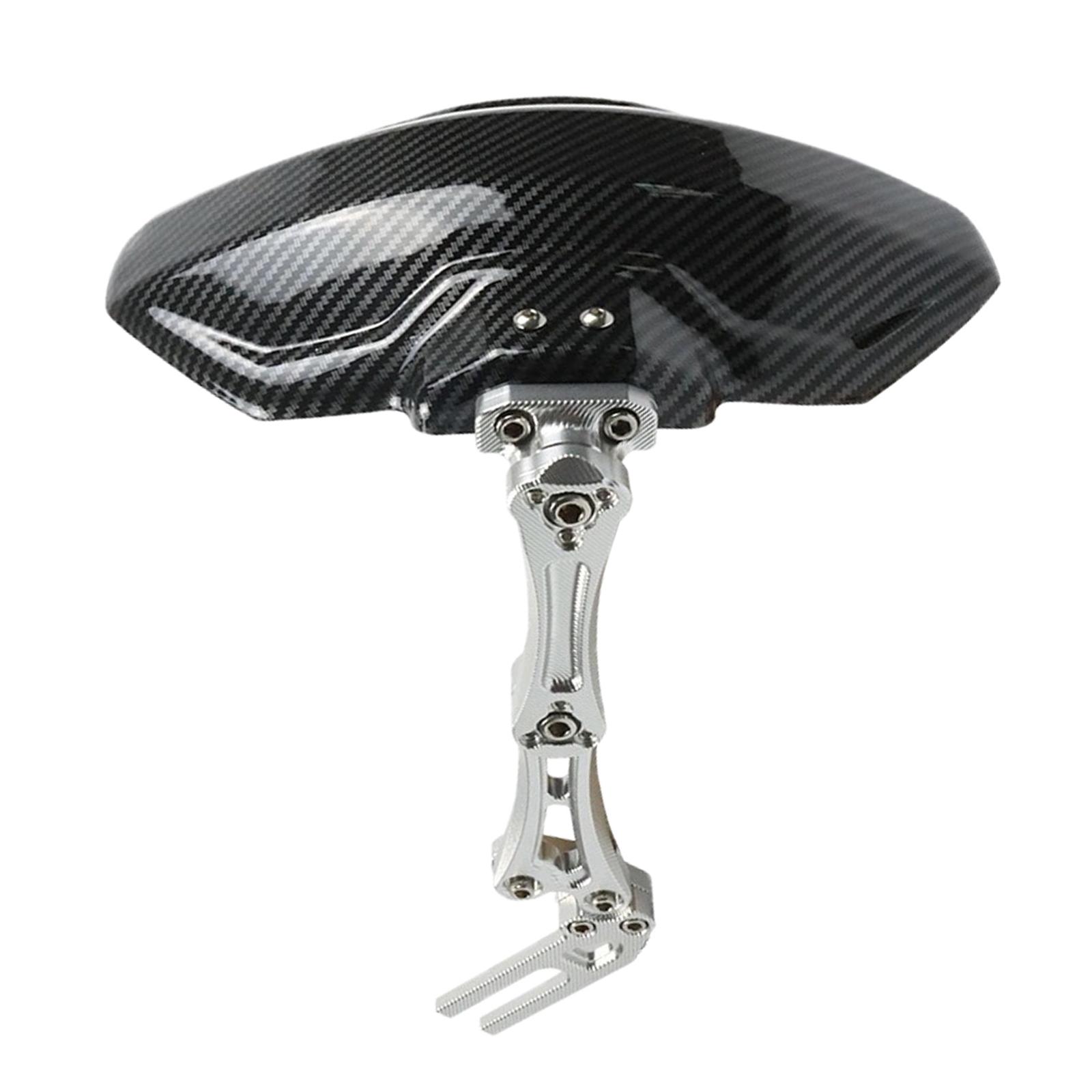 Magideal - Para Guardabarros N1S M3, Abrazador De Llantas Universal, Se Puede Girar, Extensor Cnc Duradero, Guardabarros Apto Para Ciclo Eléctrico , Plata