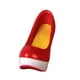 thumbnail image 3 of Zapatos de plataforma de tacones altos a escala 1/6 para cuerpo de figura femenina de 12 '' rojo + blanco, 3 of 3