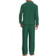 thumbnail image 3 of INSPIRE CHIC Conjunto de pijama familiar de Navidad a juego con botones y mangas largas con pantalones XS Verde [Mujeres], 3 of 5
