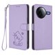 thumbnail image 1 of Funda Billetera con Espacio para Fotos para Xiaomi POCO F7 Pro, Lila Claro, 1 of 6