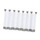 thumbnail image 4 of Personalizar Cafe Cortina de ventana Cortina de cocina Tier # 3 57x18 pulgadas, gris, 4 of 5