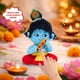 thumbnail image 3 of Juguete de Peluche Musical Baby Krishna Pequeño 15 cm, 3 of 7