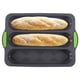 thumbnail image 1 of Molde de silicona antiadherente para baguette, molde para hornear pan francés, molde para hornear pan de 3 ondas, molde para tostar pan, molde para panecillos, molde para sándwich, molde para baguette, 1 of 7