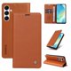 thumbnail image 3 of Funda Billetera de Cuero para Samsung Galaxy A17 con Tarjetero y Soporte - Tapa Magnética Marrón, 3 of 6