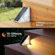 thumbnail image 4 of Luces para Escalera Ellasay Pack de 16, Solares, Impermeables IP65, 4 of 7