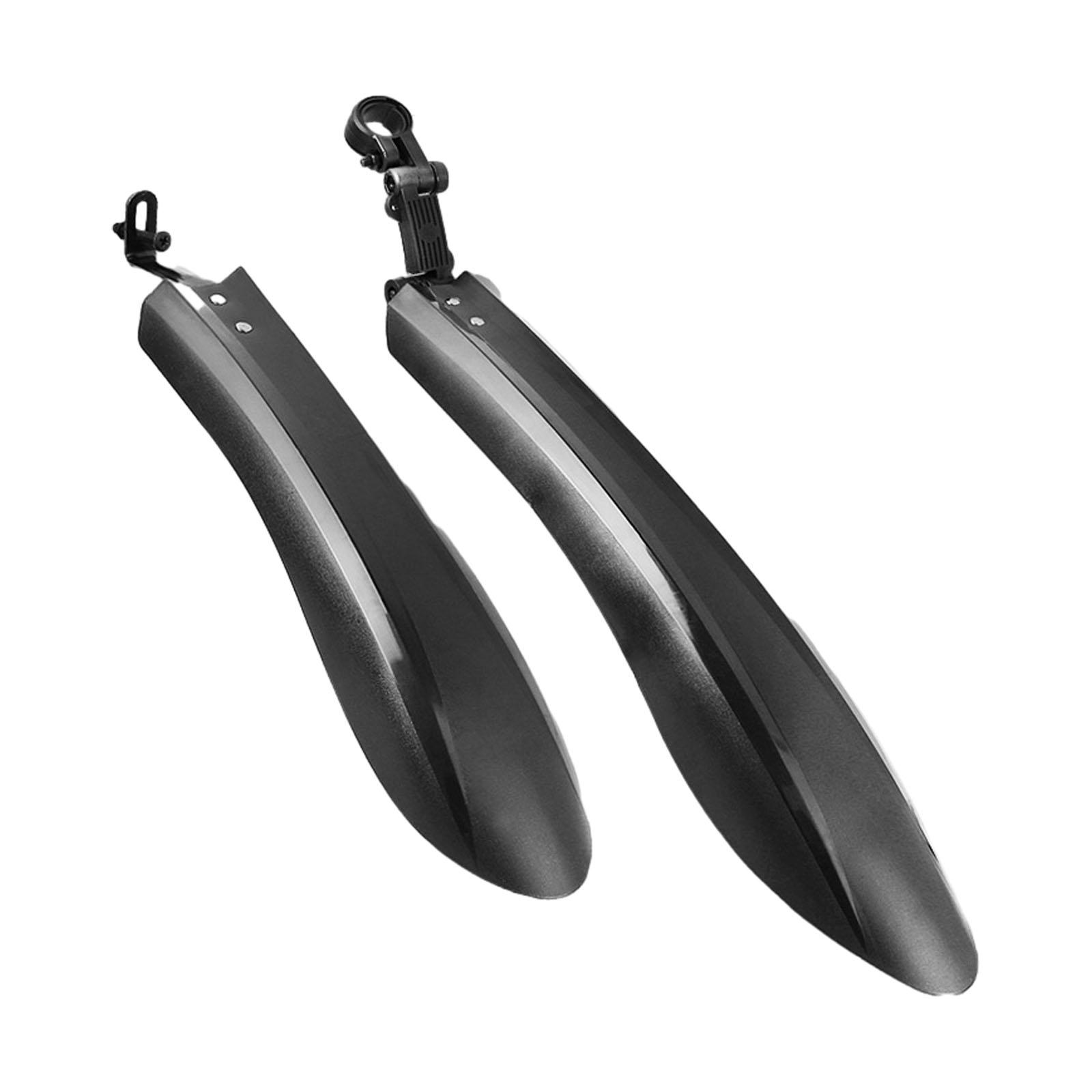 Magideal - Juego De Guardabarros Delantero Y Trasero Para Bicicleta De Montaña, Accesorios, Ajustables, Repuestos, Fácil Instalación Para Guardabarros De Bicicle