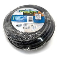 Cable Cordón Eléctrico Sil Flexible 3X2,50Mm2 10M Negro Sec