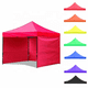 thumbnail image 2 of Lona Paredes Laterales para Toldo Plegable 2x2 MTS Rojo Impermeable, 2 of 2