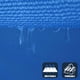 thumbnail image 5 of Vela de sombra SUNNY GUARD 4 x 6 m azul con bloqueo UV, 5 of 8