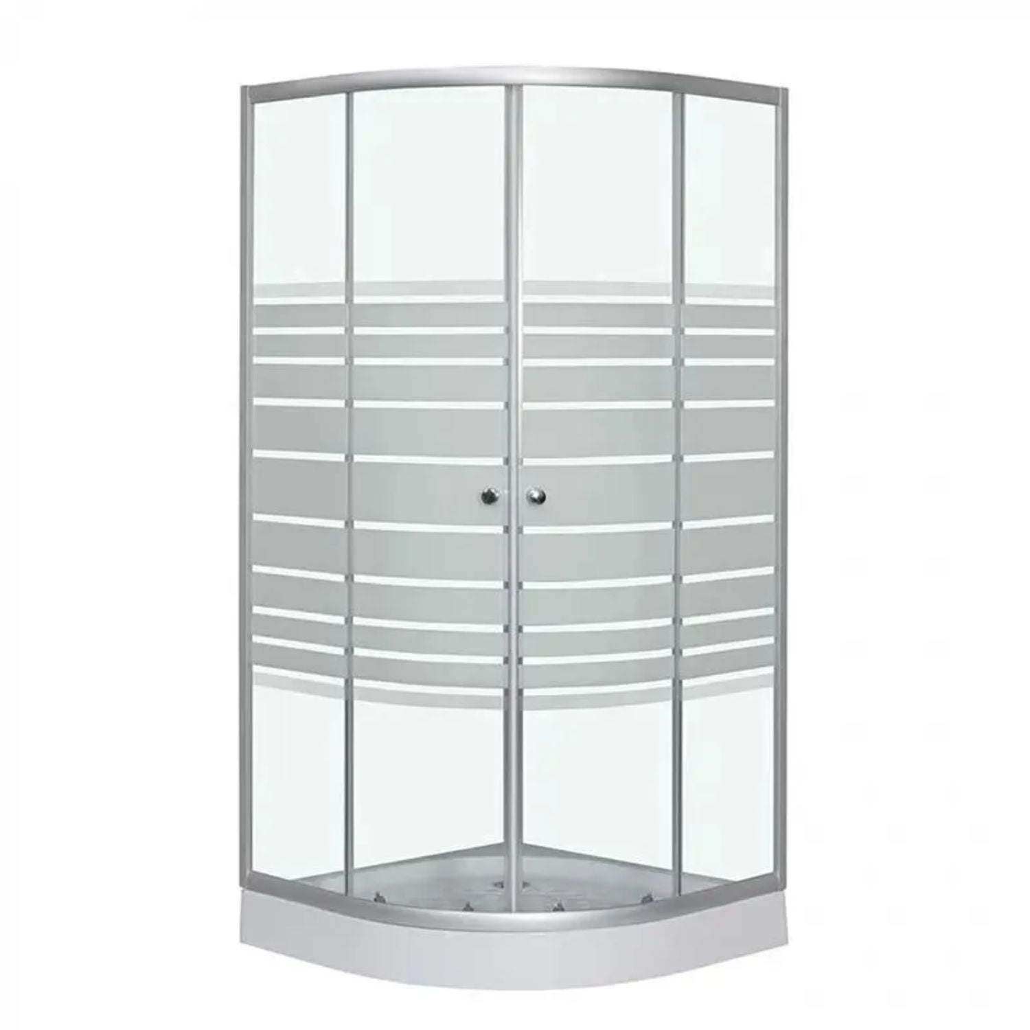 Cabina ducha Shower Curvo 90 x 90 x 192 cm Satinado