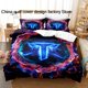 thumbnail image 1 of NEW Teminite Bedding Set Single Twin Full Queen King Size Bed Set Adult Kid Bedroom Duvetcover Sets Teminite parure de lit BedBed Sheets, 1 of 5