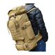 thumbnail image 4 of Mochila Belug De 100 Litros Para Camping Viajes Trekking Caqui, 4 of 5