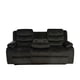 thumbnail image 2 of Sofa Reclinable Relaxline 3 Cuerpos Chocolate Oscuro posa Vaso Felpa, 2 of 5