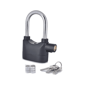Genérico - Candado Con Alarma Para Casa, Local, Moto Y Bicicleta