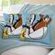 thumbnail image 3 of Tennessee Tuxedo y sus Historias Fundas de almohada de terciopelo con tema, regalos de funda de almohada, decoración para el hogar, cojín de lanzar, regalo de cumpleaños para fans y parejas.61*61cm., 3 of 6