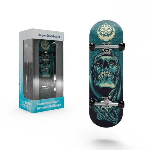 Skateboard de dedo profesional, mini patineta de dedo, juguetes de fingerboard con calcomanías