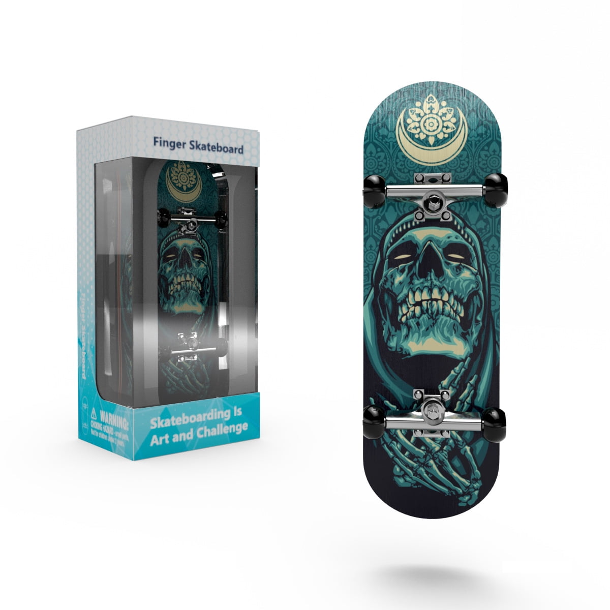 Genérico - Skateboard De Dedo Profesional, Mini Patineta De Dedo, Juguetes De Fingerboard Con Calcomanías