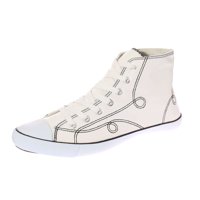 Zapatilla Lona Blanco Vía Franca