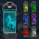 thumbnail image 1 of Botella de agua Attivolife con luz LED con forma de unicornio, ilusión 3D, 400 ml, 1 of 9
