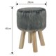thumbnail image 1 of Pouf Peludo 40X28 Cm Gris, 1 of 3