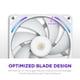 thumbnail image 4 of Ventilador NZXT F280X Performance de marco único con 2 PWM RGB de 140 mm, 4 of 9