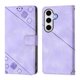 thumbnail image 1 of Funda Cartera para Samsung Galaxy S24 FE con Soporte y Ranuras, Resistente a Golpes y Rayones Morado, 1 of 5