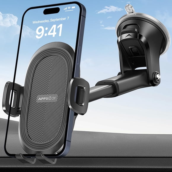 Ventosa Apps2Car Mount Phone Mount para parabrisas y ventanas de coche