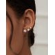 thumbnail image 5 of Pendientes de botón Wssxc plateado con zirconia cúbica, 3‑8 mm, calibre 20G, hipoalergénicos, 5 of 9