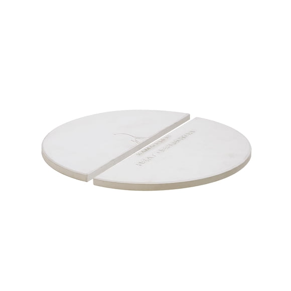 Deflectores de calor cerámicos Kamado Joe KJ-HDP de Baking Stone, paquete de 2