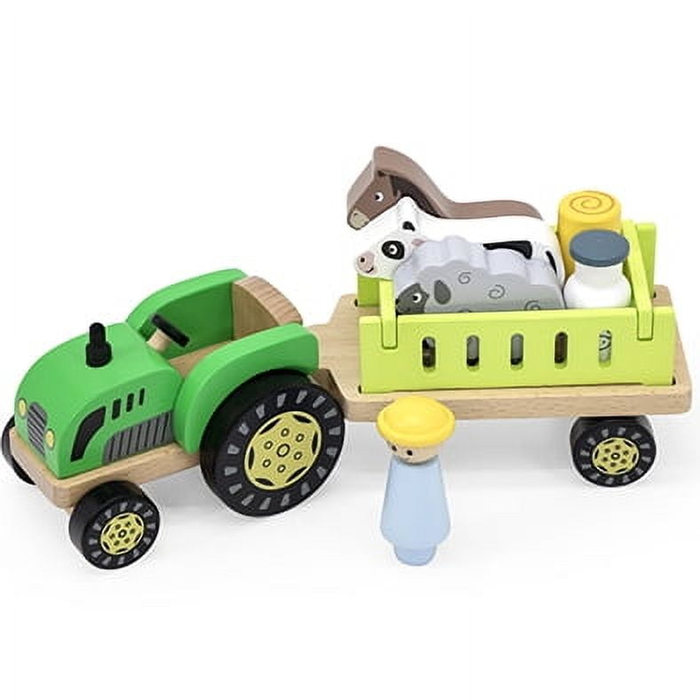Viga - Tractor De Madera Con Accesorios