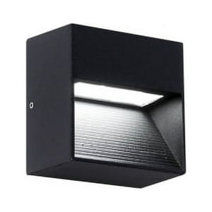 Hb Led - Apliqué Led Sobrepuesto Cuadrado 3W Negro