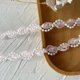 thumbnail image 1 of suxuMhao Ribete de Costura, Ribete de Encaje Rosa con Perlas, Adornos de Tela de 10.94yd Ribete de Cinta Ribete RIC Rac Ribete Trenzado Ribete de Encaje con Cuentas para Manualidades DIY, Cinta de, 1 of 4