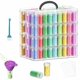 thumbnail image 1 of Caja de almacenamiento VANSUNS de 4 niveles con 208 compartimentos para pintura de diamantes, 1 of 8
