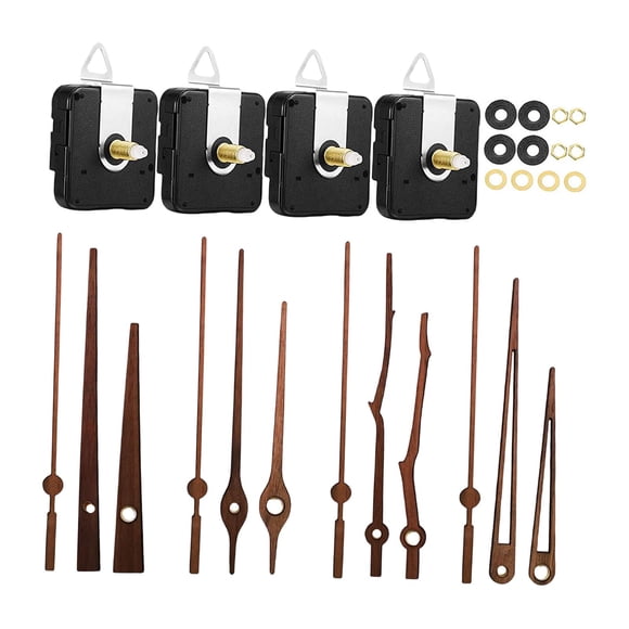 Mecanismo de movimiento de reloj sin tictac con manecillas de reloj, Kit de Motor de reloj de cuarzo DIY, reemplazo de piezas de reparación de reloj d A B C D
