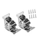 thumbnail image 4 of 2 Bisagras Para Patas De Muebles Plegables, Fáciles De Instalar, Soportes Resistentes Plateados, 4 of 5