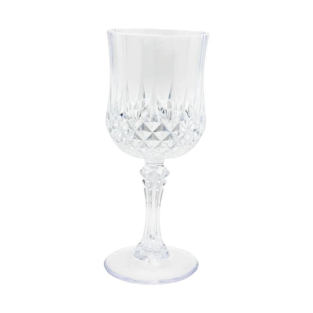 Magideal - Vaso De Acrílico Para Beber, Colección Versátil De Decoración Para El Hogar, Vaso Portátil Para Beber, Para Aniversario, Hogar, Boda, Bar Claro