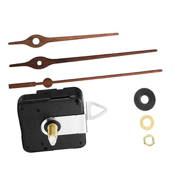 Mecanismo de movimiento de reloj sin tictac con manecillas de reloj, Kit de Motor de reloj de cuarzo DIY, reemplazo de piezas de reparación de reloj d C
